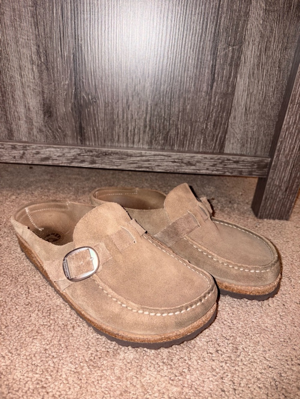 Birkenstock Buckley Grey taupe Clogs 38N